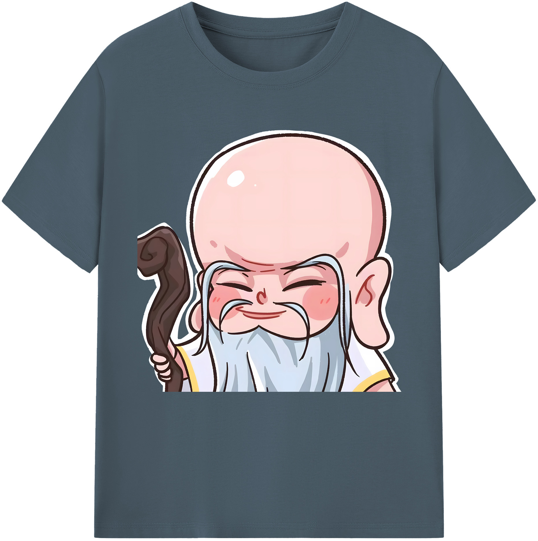 （画像用） Ne Zha 2 ナタ 魔童の大暴れ 綿100％半袖Tシャツ（フロントプリント）